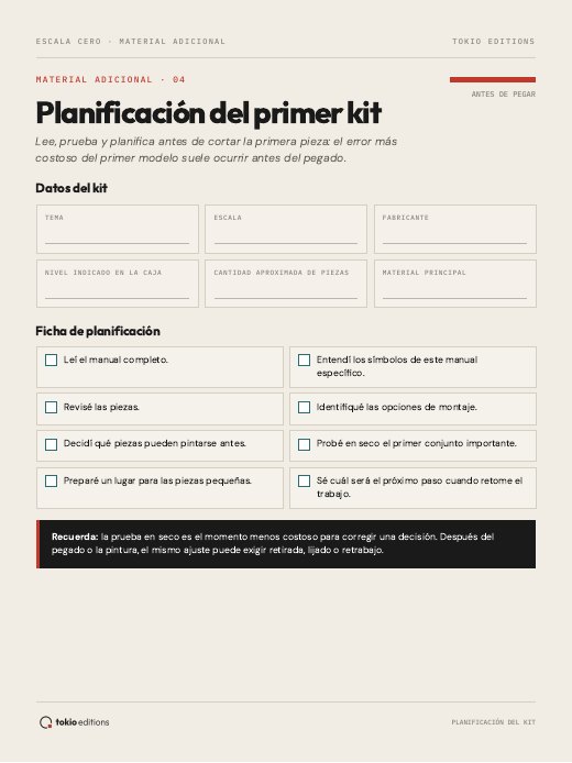 Vista previa de la Planificación del kit