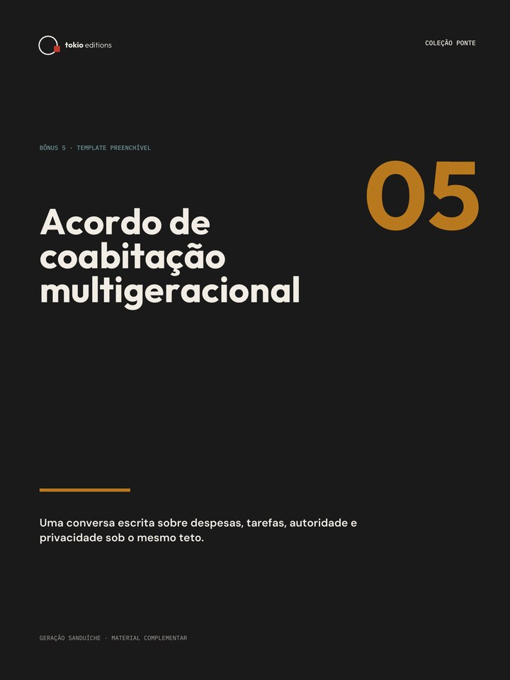 Capa do Calendário Multigeracional para impressão